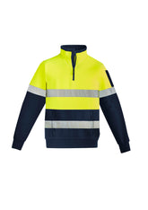 Unisex Hi Vis 1/4 Zip Pullover - Hoop Taped-ZT567-syzmik